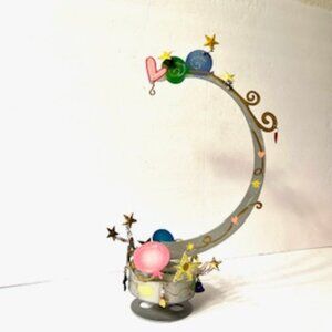 Vintage Karen Rossi for Silvestri Musical Revolving Ornament Hanger